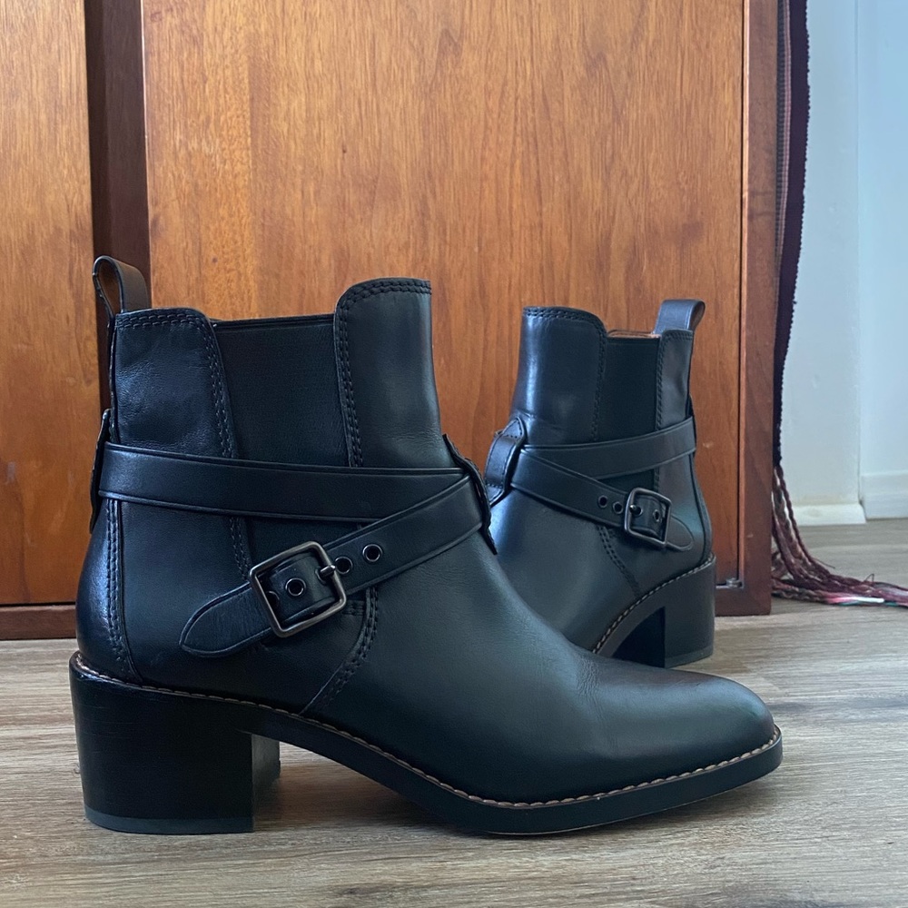 Coach Leather heeled Booties